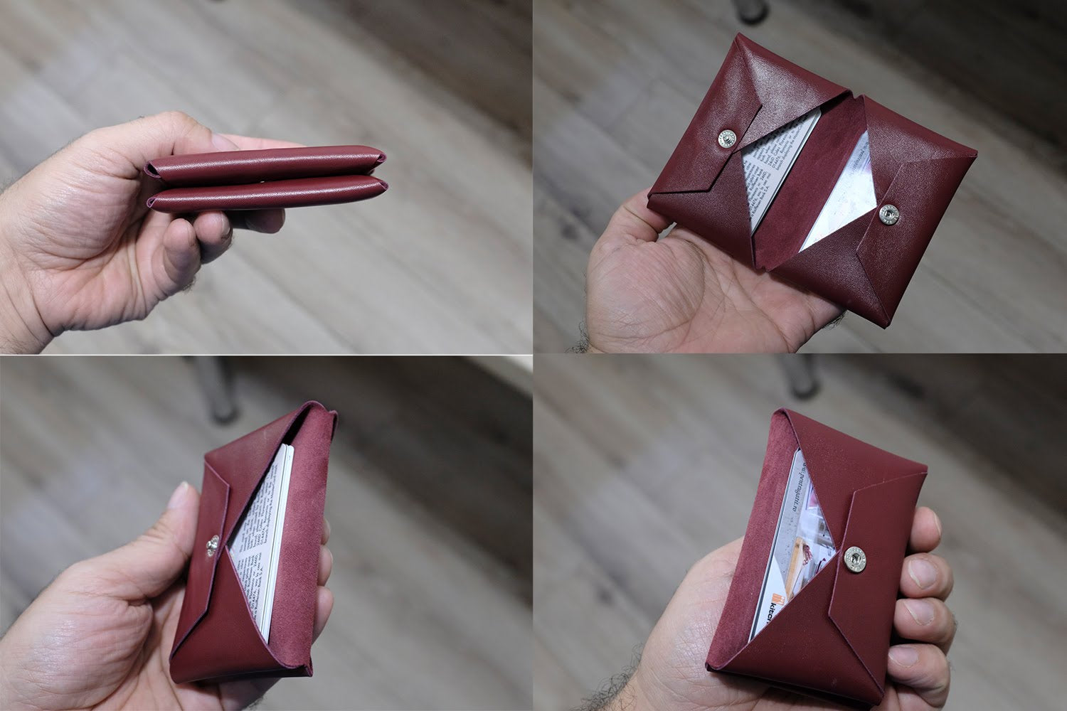 Minimalist Bifold Wallet - Alcantara Wallet for Men and Women