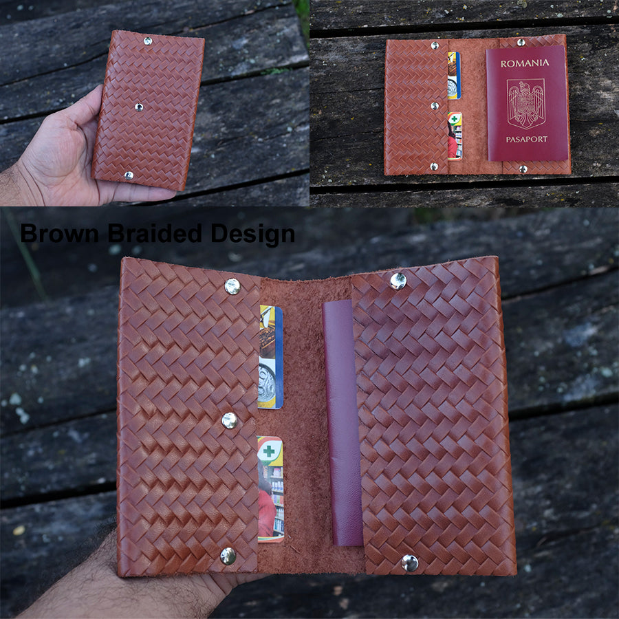 Leather Passport holder - Passport wallet - minimalist mens wallet