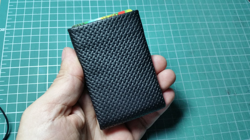 Nero Wallet 02 Design Series - Streamline Your Everyday Carry with Our Leather Minimalist Wallets - FULL RFID blocking - minimalist mens wallet