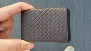 Nero Wallet 03 Design Series - Experience the Perfect Balance of Form and Function with Our Leather Minimalist Wallets - RFID blocking 4 +1 - minimalist mens wallet