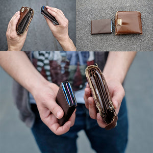 Slim and Stylish: Mens Wallets - Minimalist Wallet Collection - RFID protection 3 +2 - minimalist mens wallet
