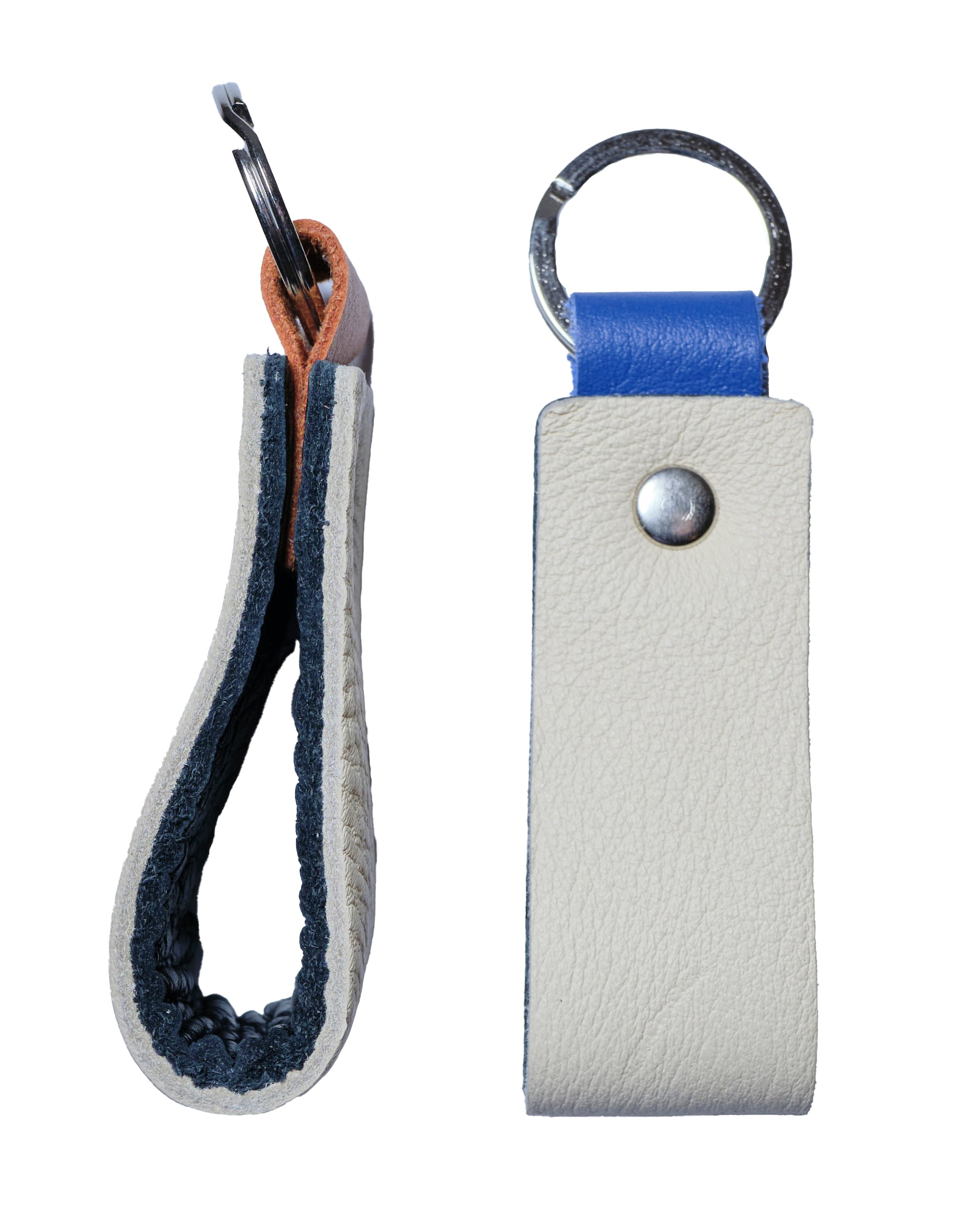 Nero Wallet - Cool Leather Keychain for Men and Women - Key Holder - Key Organizer - Double Colors Leather - Set of 2 - Random Colors - minimalist mens wallet