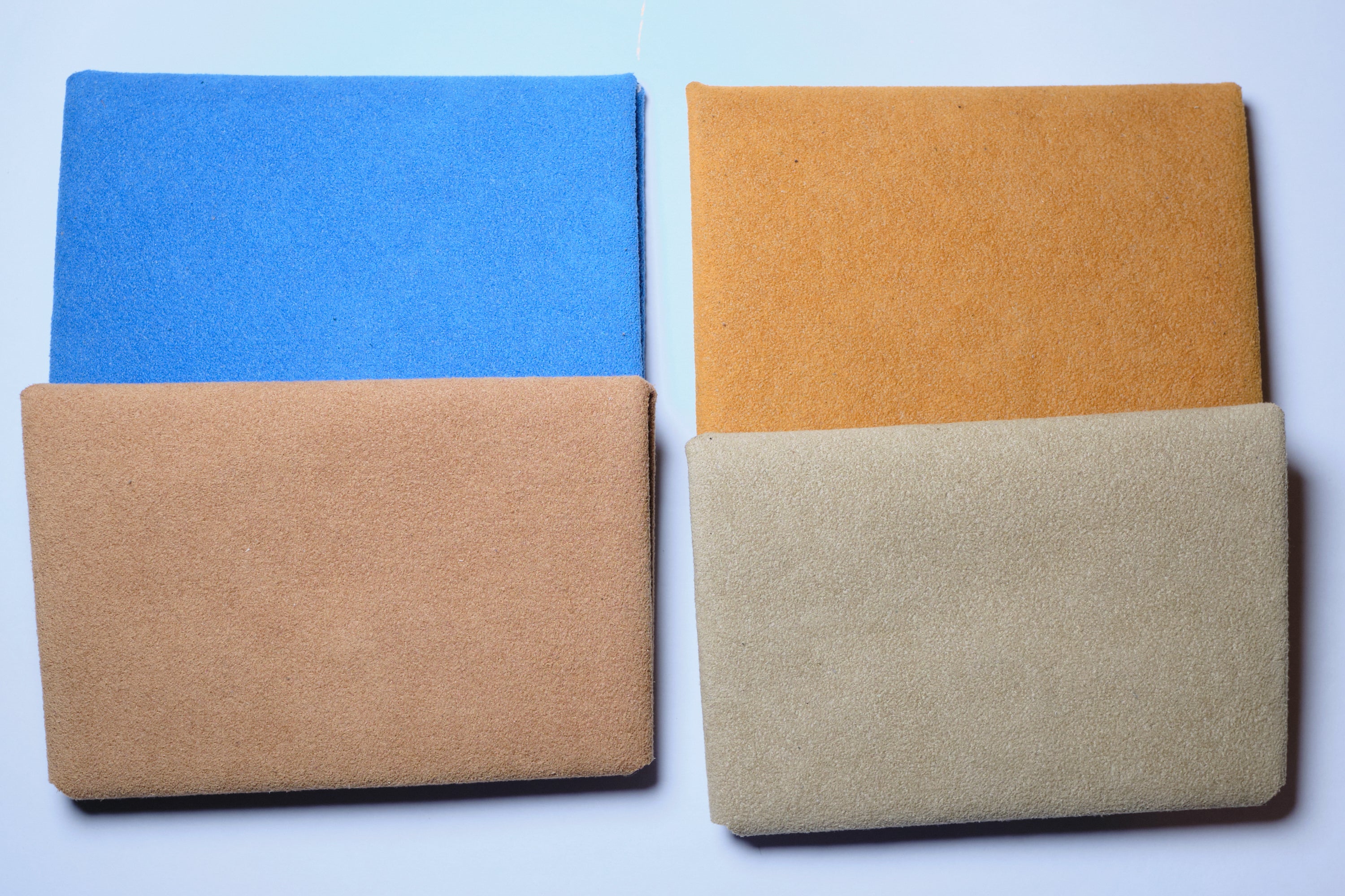 Minimalist Bifold Wallet - Alcantara Wallet for Men and Women - Leather Mens Wallets - minimalist mens wallet