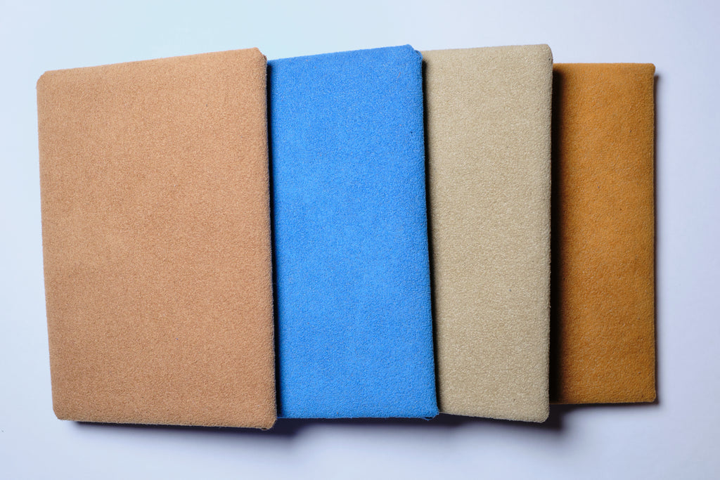Minimalist Bifold Wallet - Alcantara Wallet for Men and Women - Leather Mens Wallets - minimalist mens wallet