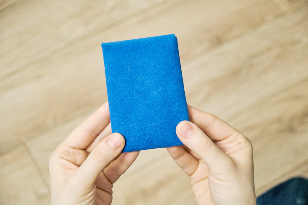 Minimalist Bifold Wallet - Alcantara Wallet for Men and Women - Leather Mens Wallets - minimalist mens wallet