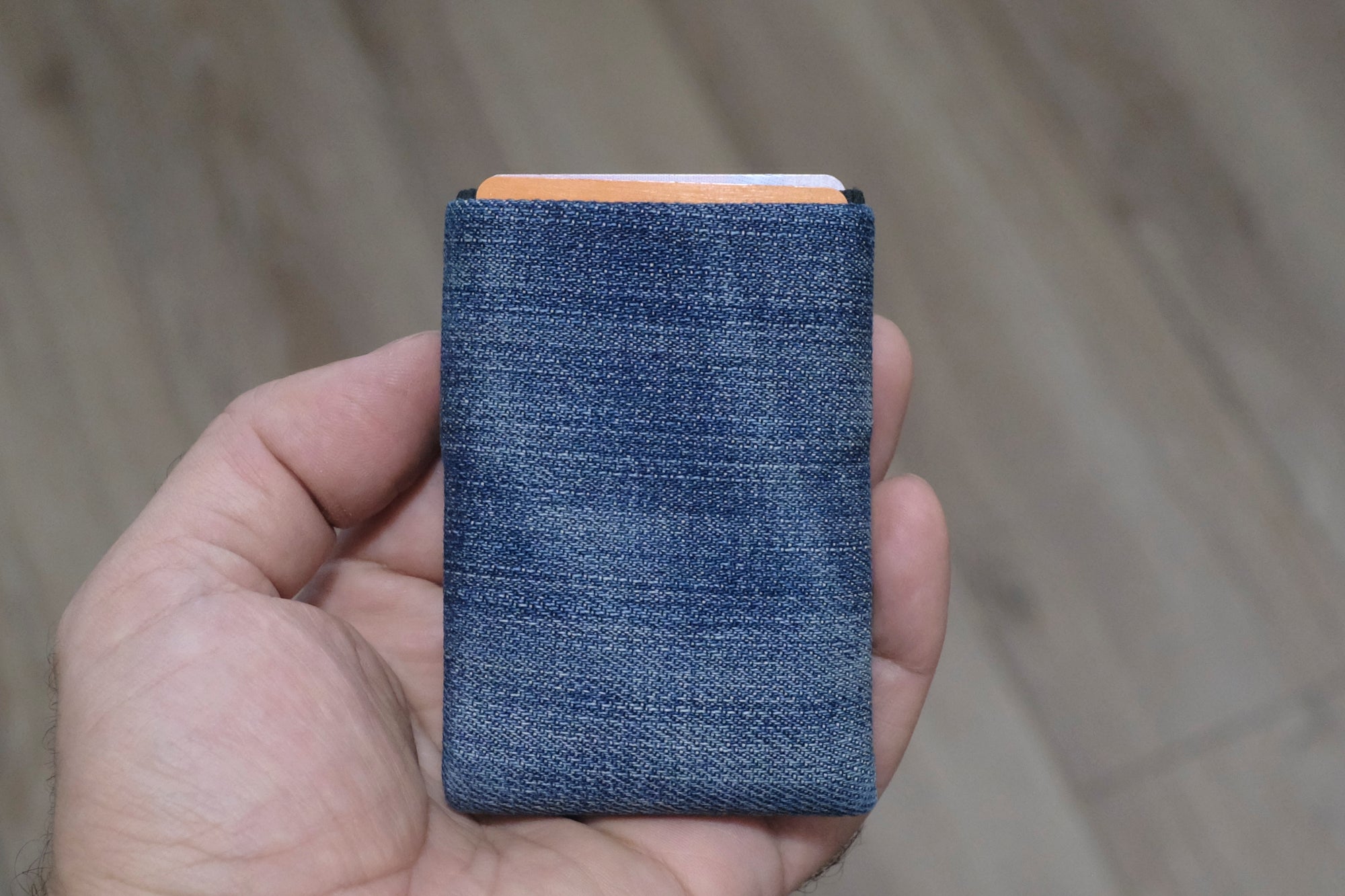 Minimalist Wallet - Mens Wallets - RFID Wallet - Carry Your Essentials in Style with Our Sustainable Recycled Denim - minimalist mens wallet