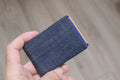 Upgrade Your Everyday Carry with Our Vegan Denim Minimalist Wallet Collection -  FULL RFID blocking - minimalist mens wallet