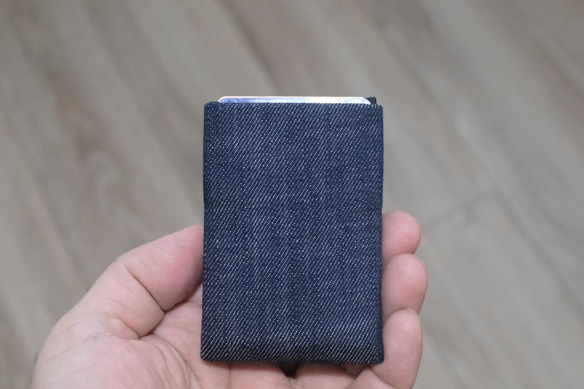 Upgrade Your Everyday Carry with Our Vegan Denim Minimalist Wallet Collection -  FULL RFID blocking - minimalist mens wallet