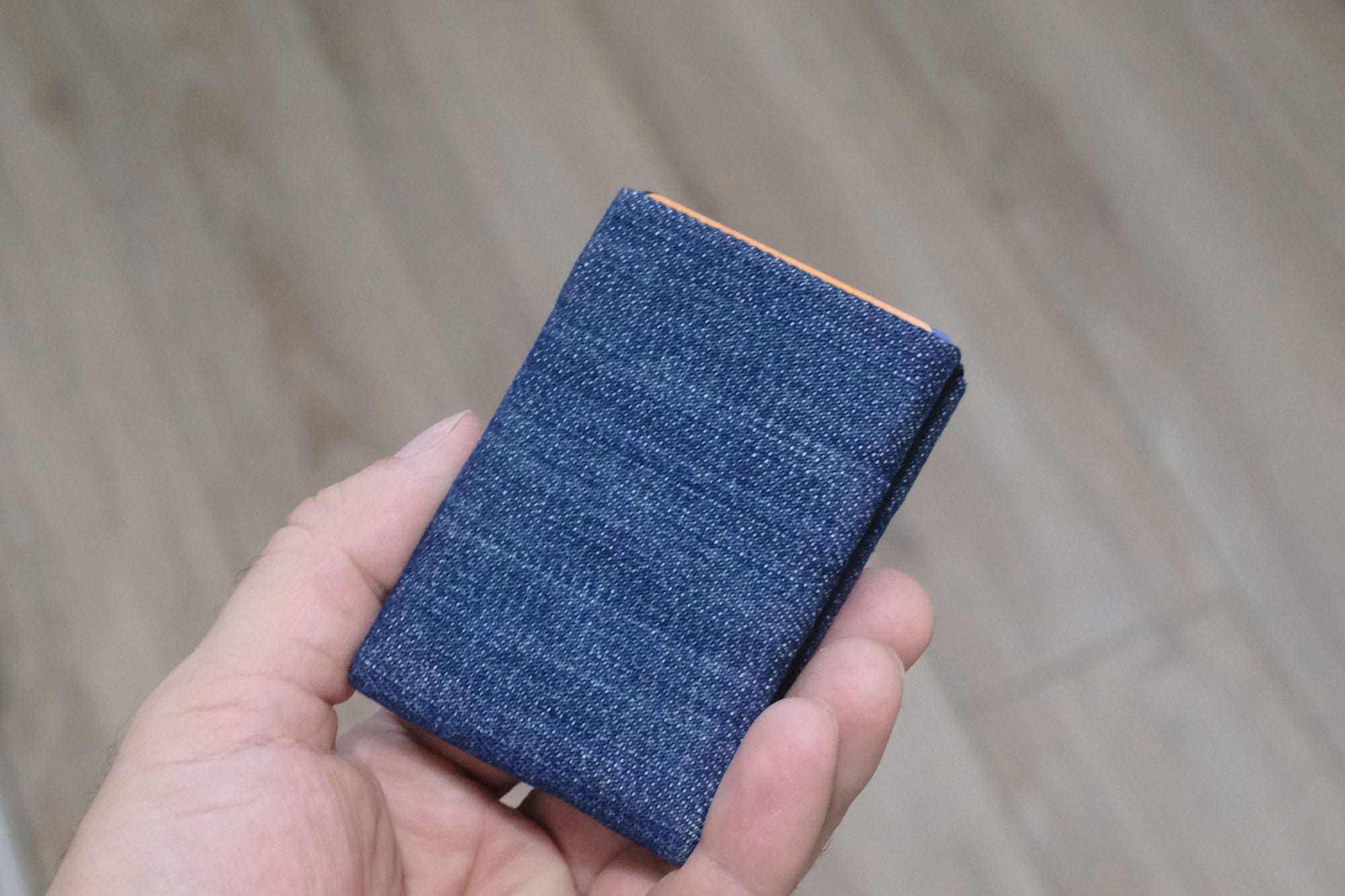Minimalist Wallet - Mens Wallets - RFID Wallet - Carry Your Essentials in Style with Our Sustainable Recycled Denim - minimalist mens wallet