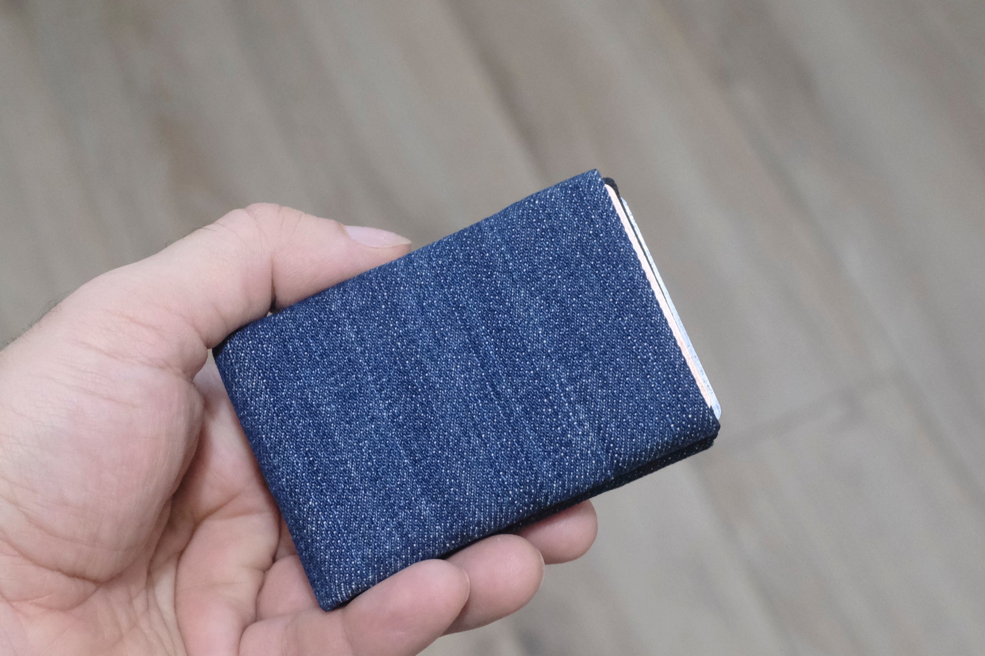 Minimalist Wallet - Mens Wallets - RFID Wallet - Carry Your Essentials in Style with Our Sustainable Recycled Denim - minimalist mens wallet