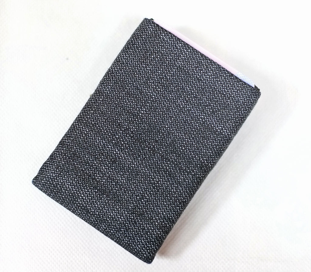 Experience the Perfect Balance of Sustainability and Style with Our Vegan Denim Minimalist Wallets -  NO RFID protection - minimalist mens wallet