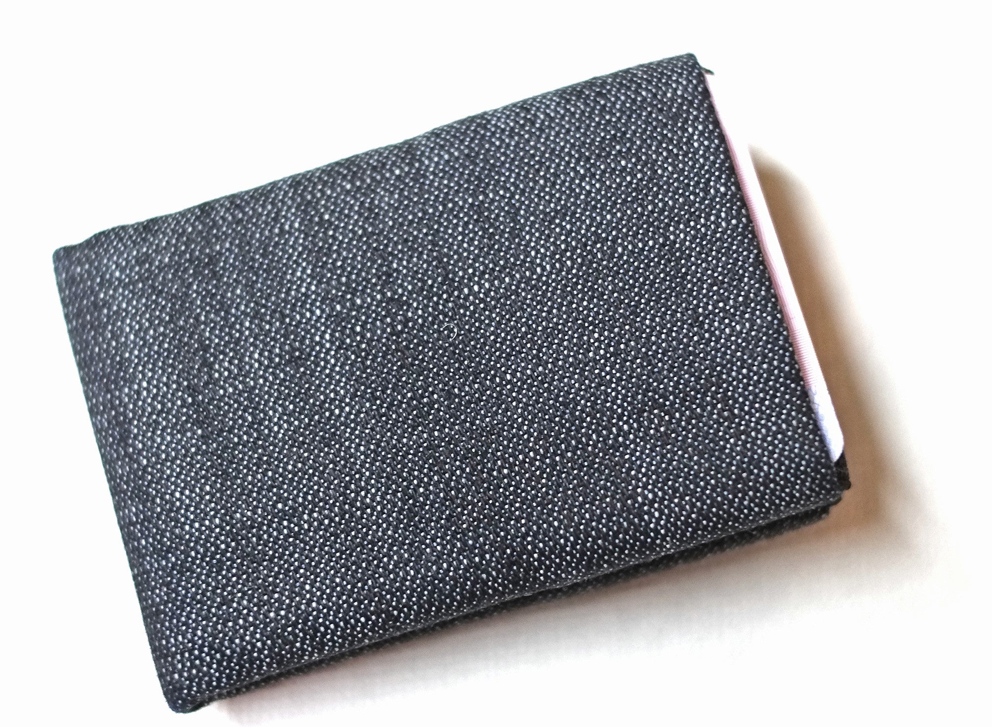 Experience the Perfect Balance of Sustainability and Style with Our Vegan Denim Minimalist Wallets -  NO RFID protection - minimalist mens wallet