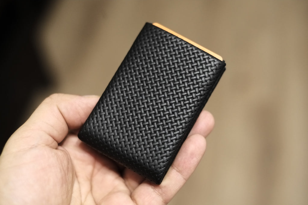 Nero Wallet 02 Design Series - Streamline Your Everyday Carry with Our Leather Minimalist Wallets - FULL RFID blocking - minimalist mens wallet