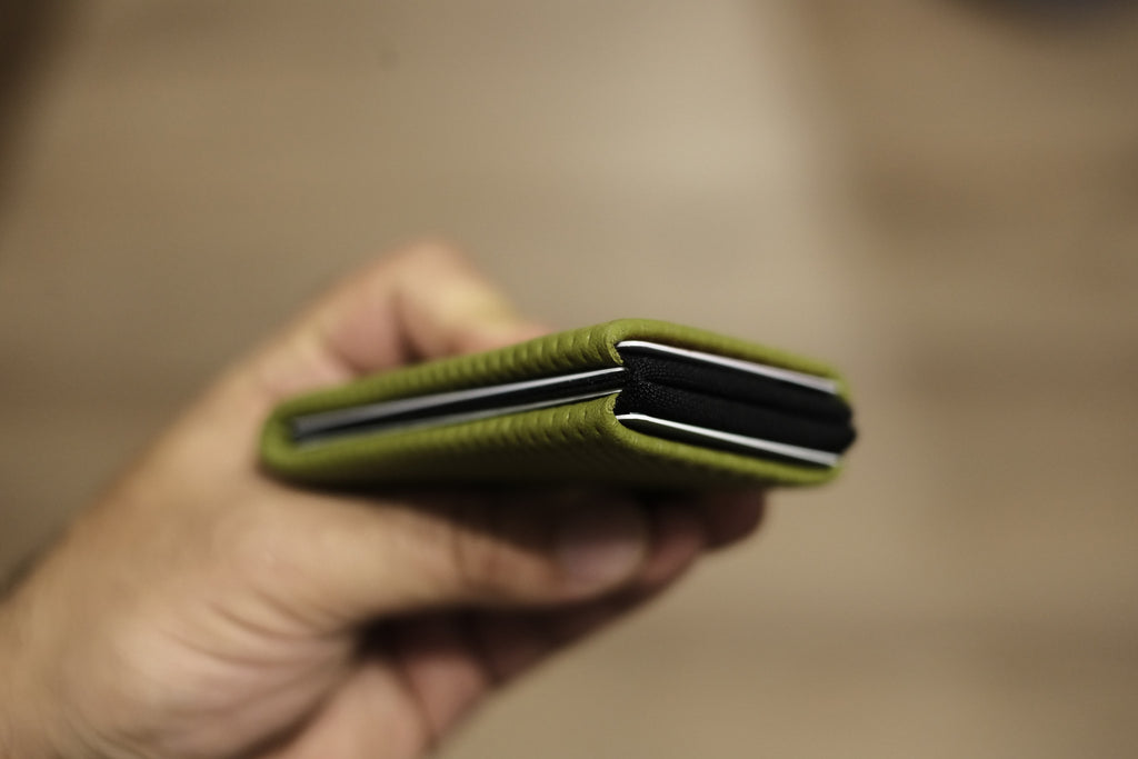 Nero Wallet 02 Design Series - Streamline Your Everyday Carry with Our Leather Minimalist Wallets - FULL RFID blocking - minimalist mens wallet