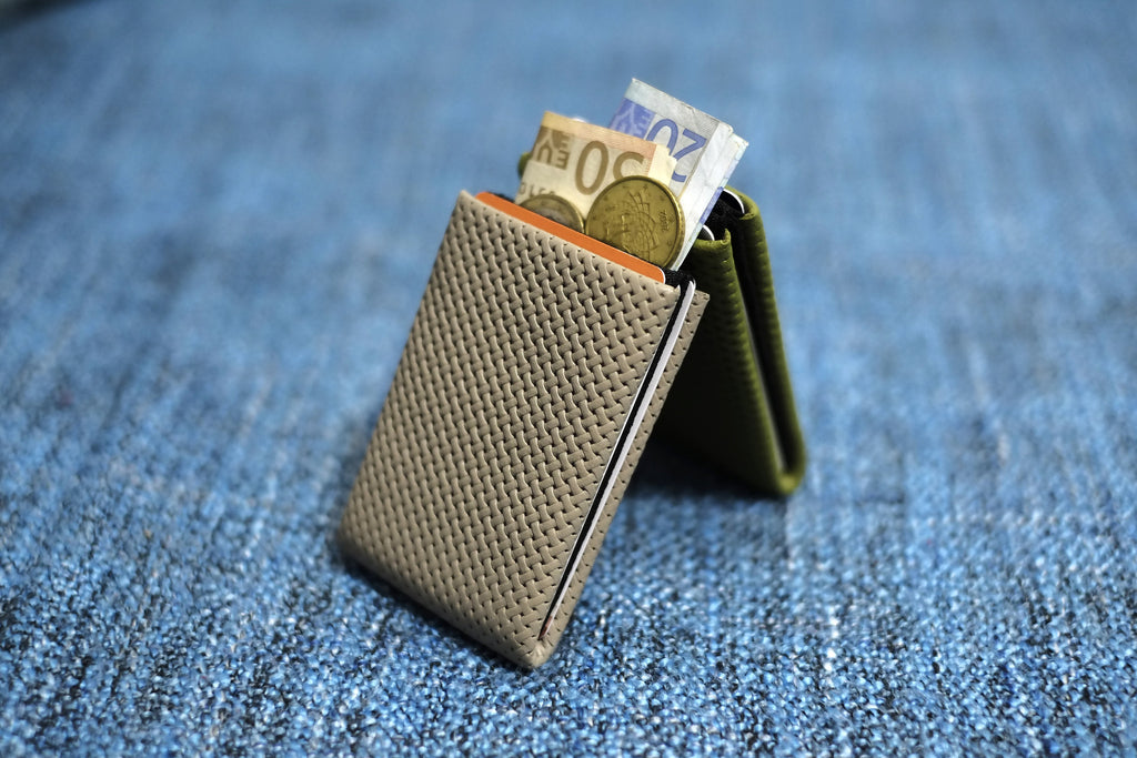 Nero Wallet 02 Design Series - Streamline Your Everyday Carry with Our Leather Minimalist Wallets - FULL RFID blocking - minimalist mens wallet