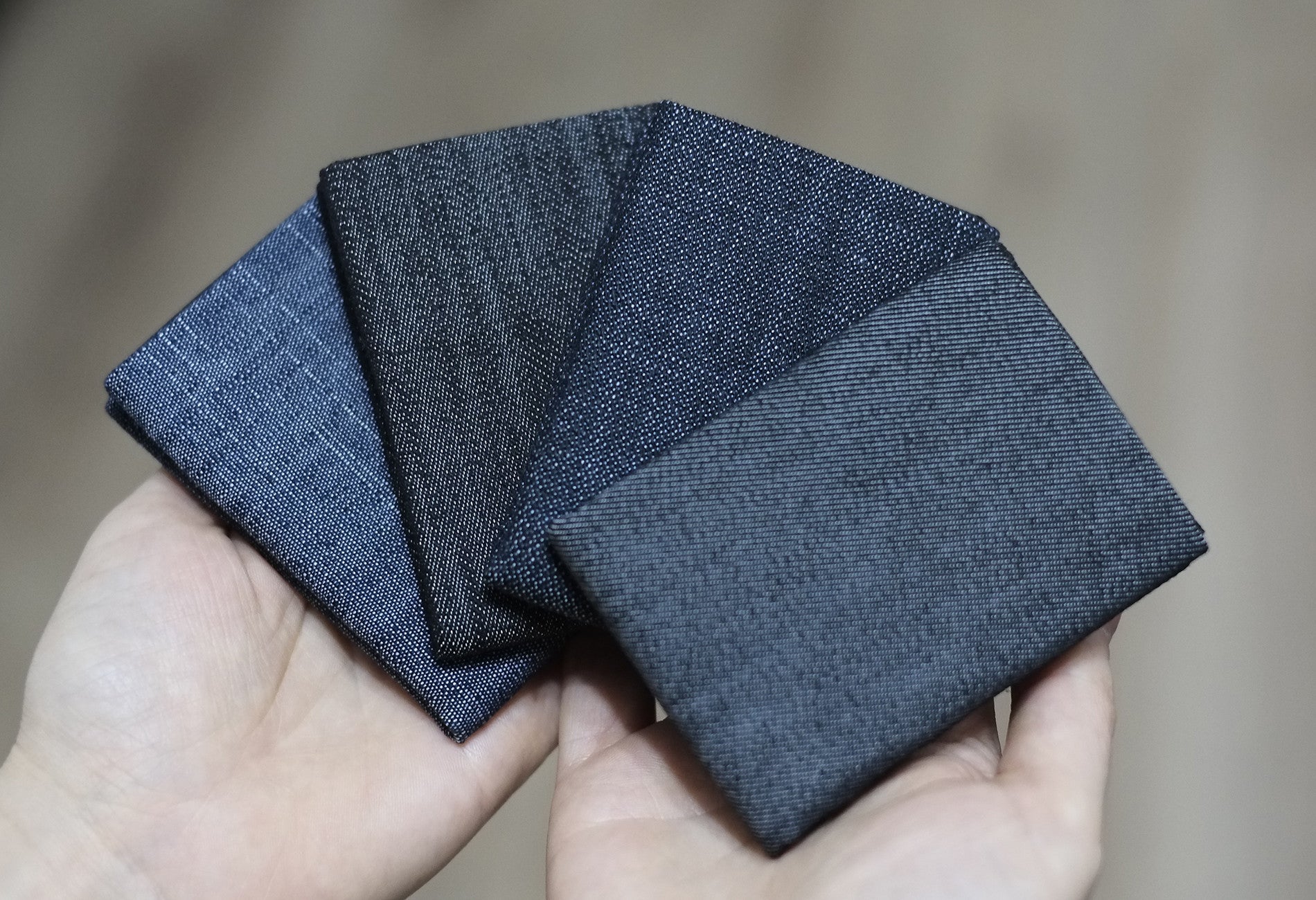 Effortlessly Cool: Discover Our Vegan Denim Mens Wallets - RFID blocking 4 +1 - minimalist mens wallet