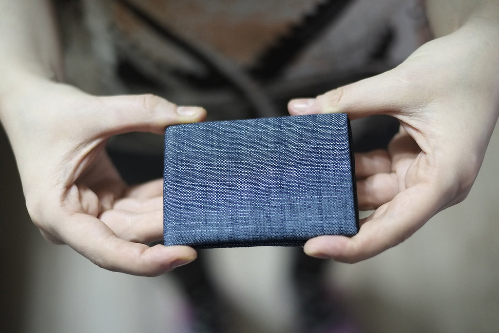 Effortlessly Cool: Discover Our Vegan Denim Mens Wallets - RFID blocking 4 +1 - minimalist mens wallet