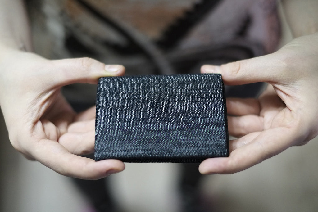 Effortlessly Cool: Discover Our Vegan Denim Mens Wallets - RFID blocking 4 +1 - minimalist mens wallet