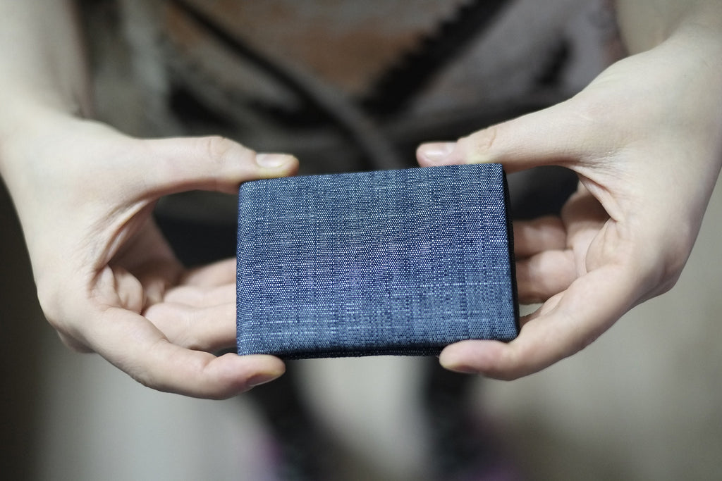 Effortlessly Cool: Discover Our Vegan Denim Mens Wallets - RFID blocking 4 +1 - minimalist mens wallet