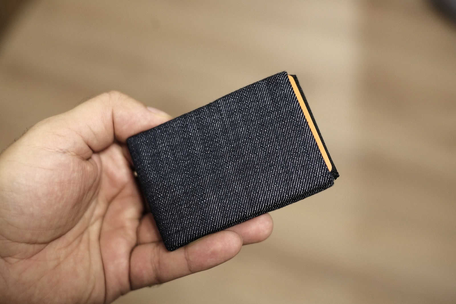 Upgrade Your Everyday Carry with Our Vegan Denim Minimalist Wallet Collection -  FULL RFID blocking - minimalist mens wallet
