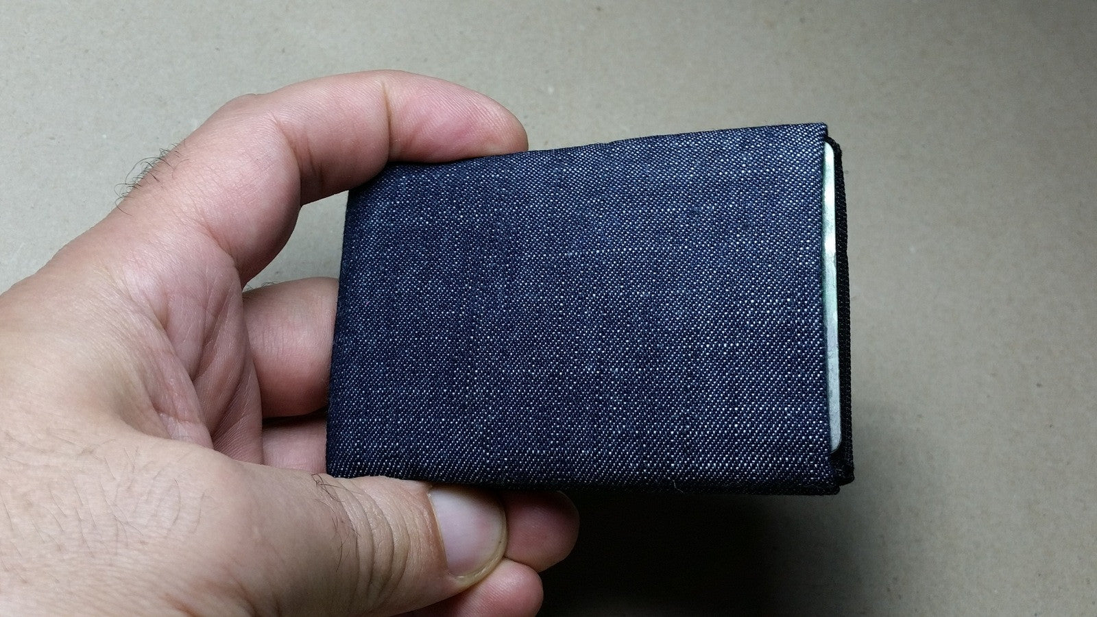 Upgrade Your Everyday Carry with Our Vegan Denim Minimalist Wallet Collection -  FULL RFID blocking - minimalist mens wallet