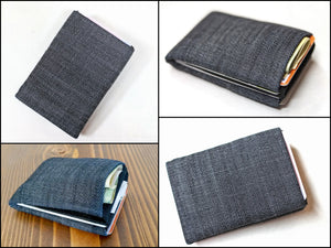 Discover Our Vegan Denim Minimalist Wallets RFID blocking Mens Wallets –  NERO - Minimalist Wallets with RFID protection