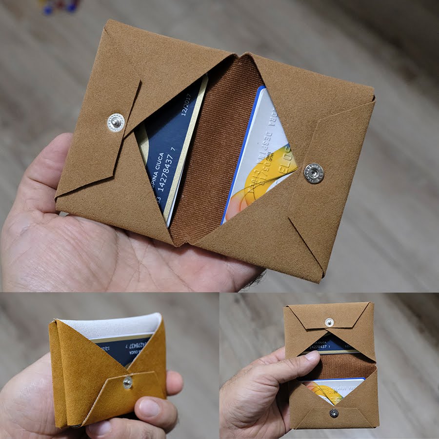 Minimalist Bifold Wallet - Alcantara Wallet for Men and Women