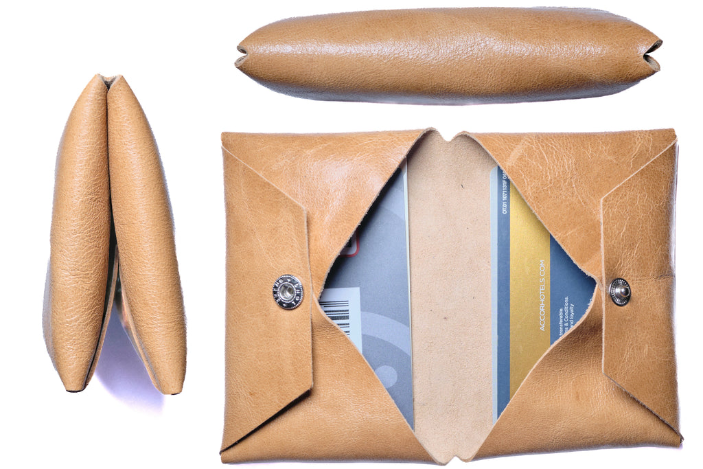 Minimalist Bifold Wallet - Alcantara Wallet for Men and Women - Leather Mens Wallets - minimalist mens wallet