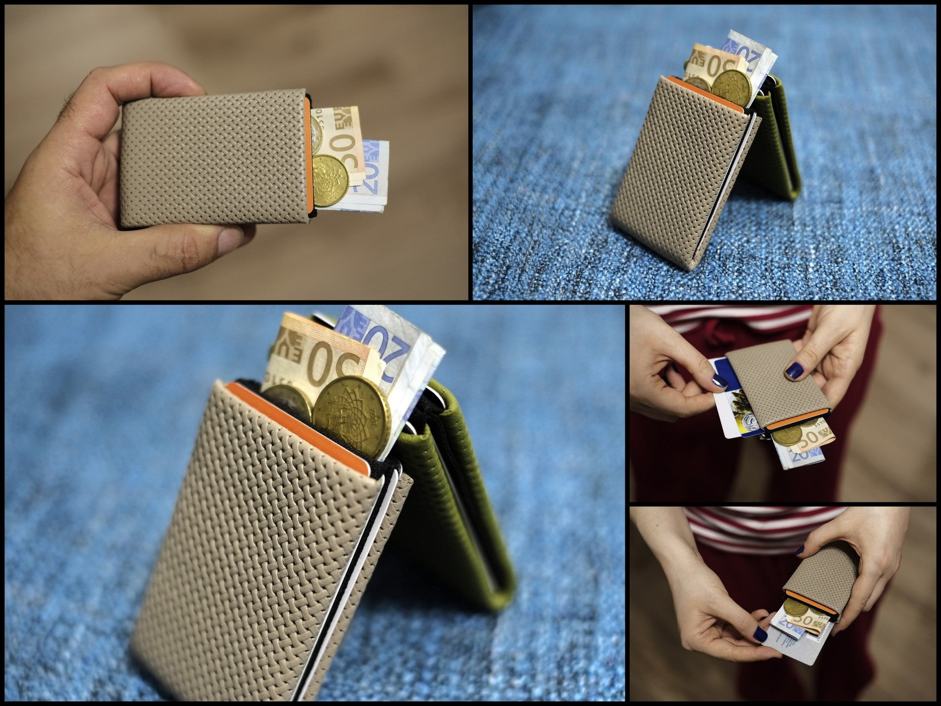 Nero Wallet 02 Design Series - Upgrade Your Wallet Game with Our Leather Minimalist Wallet Collection - RFID blocking 3+2 - minimalist mens wallet