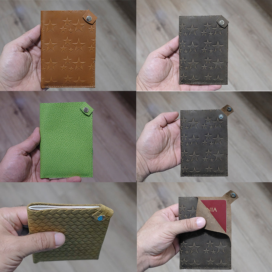 Minimalist Passport cover, Leather Passport holder - minimalist mens wallet